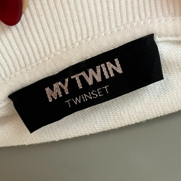 White Ruffle Sleeve Top - Picture 4 of 5